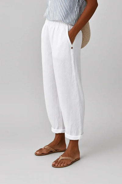 Romina - Timeless Linen-Cotton Trousers