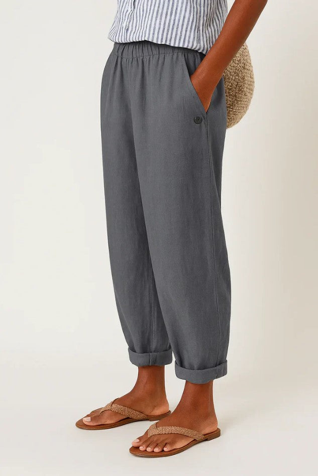 Romina - Timeless Linen-Cotton Trousers