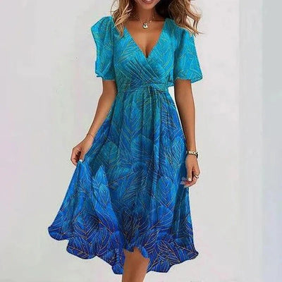 Ava - Elegant Colorful Dress