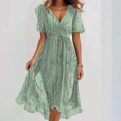 Ava - Elegant Colorful Dress