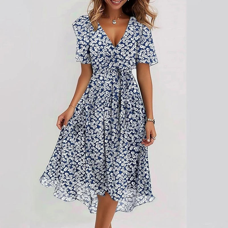 Ava - Elegant Colorful Dress