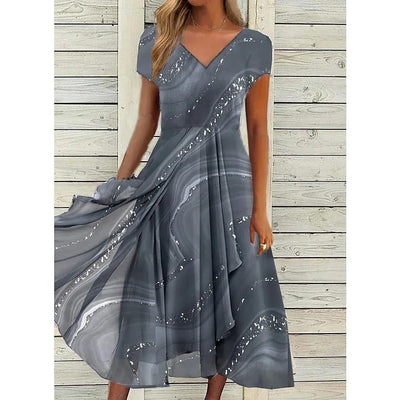 Isla - V-neck Midi Dress